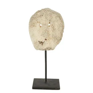 Shah Small Mask On Stand by Florabelle Living, a Statues & Ornaments for sale on Style Sourcebook
