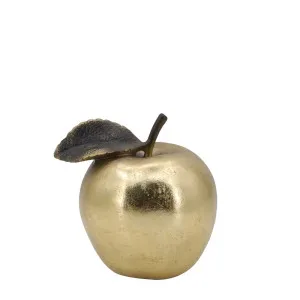 Eva Resin Apple Gold by Florabelle Living, a Statues & Ornaments for sale on Style Sourcebook