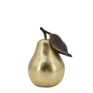 Eva Resin Pear Gold by Florabelle Living, a Statues & Ornaments for sale on Style Sourcebook