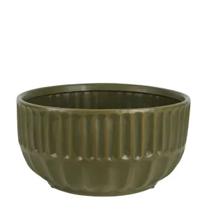 Kartun Ceramic Bowl Olive Green by Florabelle Living, a Platters & Serving Boards for sale on Style Sourcebook