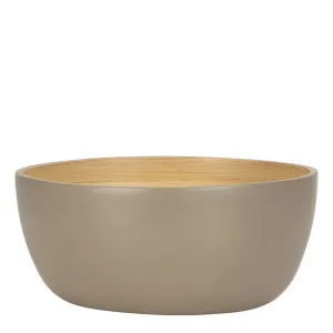 Blana Small Bamboo Bowl Grey by Florabelle Living, a Platters & Serving Boards for sale on Style Sourcebook