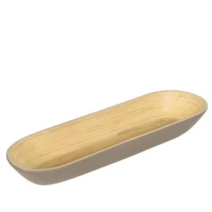 Blana Large Bamboo Platter Grey by Florabelle Living, a Platters & Serving Boards for sale on Style Sourcebook