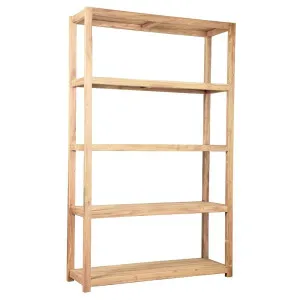 Carfu Wooden Shelf 150X40X240 Natural by Florabelle Living, a Sideboards, Buffets & Trolleys for sale on Style Sourcebook