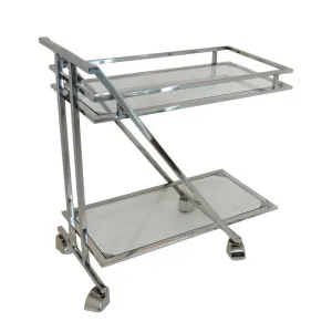 Wynn Glass Bar Trolley by Florabelle Living, a Sideboards, Buffets & Trolleys for sale on Style Sourcebook