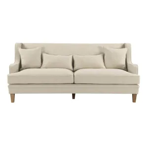 Bondi Hamptons 3 Seat Sofa Beige by Florabelle Living, a Sofas for sale on Style Sourcebook