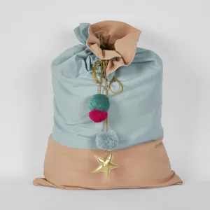 Blue And Sand Reversible Sack by Florabelle Living, a Christmas for sale on Style Sourcebook