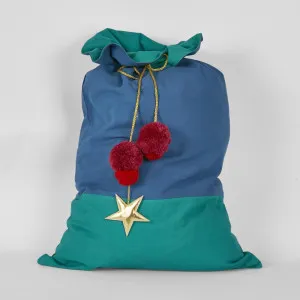 Blue And Green Reversible Sack by Florabelle Living, a Christmas for sale on Style Sourcebook