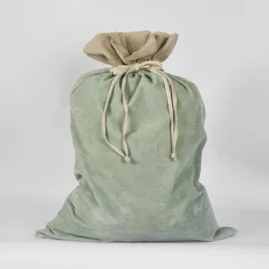 Light Green Velvet Sack by Florabelle Living, a Christmas for sale on Style Sourcebook