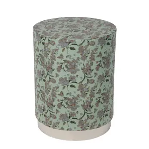 Hunter Drum Sidetable Floral by Florabelle Living, a Stools for sale on Style Sourcebook