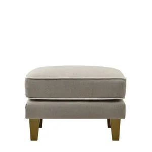 Bondi Hamptons Ottoman Natural Stripe by Florabelle Living, a Stools for sale on Style Sourcebook