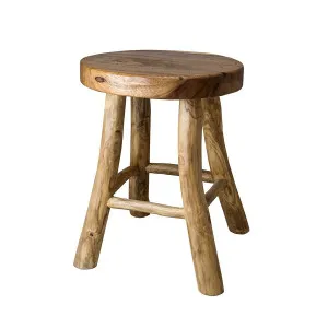 Teak Stool Lacquered by Florabelle Living, a Stools for sale on Style Sourcebook