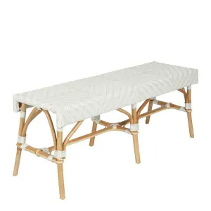 Missoli Rattan Bench Ivory by Florabelle Living, a Stools for sale on Style Sourcebook