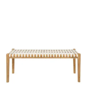 Gerti Bench White by Florabelle Living, a Stools for sale on Style Sourcebook