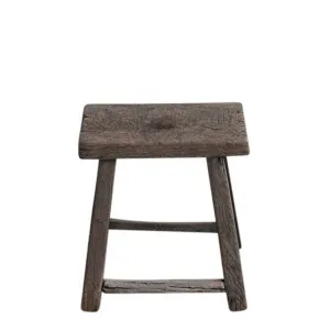 Shandong 120 Year Wooden Stool Large by Florabelle Living, a Stools for sale on Style Sourcebook