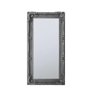 Carved Louis Leaner Mirror Silver 1755X895Mm by Florabelle Living, a Table & Bedside Lamps for sale on Style Sourcebook