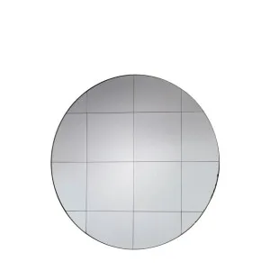 Boxley Round Mirror Silver 1000X1000Mm by Florabelle Living, a Table & Bedside Lamps for sale on Style Sourcebook