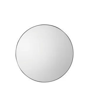 Bowie Round Mirror Black 800X800Mm by Florabelle Living, a Table & Bedside Lamps for sale on Style Sourcebook
