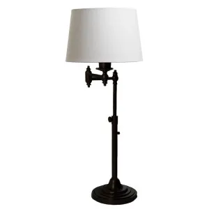 Macleay Swing Arm Table Lamp Base Black by Florabelle Living, a Table & Bedside Lamps for sale on Style Sourcebook