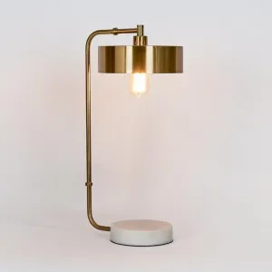 Atlas Table Lamp Antique Brass by Florabelle Living, a Table & Bedside Lamps for sale on Style Sourcebook