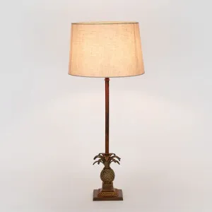 Caribbean Pineapple Table Lamp Base Brown by Florabelle Living, a Table & Bedside Lamps for sale on Style Sourcebook