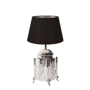 Kensington Table Lamp Base Small Shiny Nickel by Florabelle Living, a Table & Bedside Lamps for sale on Style Sourcebook
