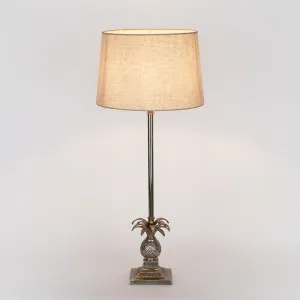 Caribbean Pineapple Table Lamp Base Antique Silver by Florabelle Living, a Table & Bedside Lamps for sale on Style Sourcebook