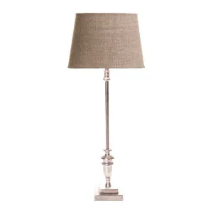 Lyon Candlestick Table Lamp Base Antique Silver by Florabelle Living, a Table & Bedside Lamps for sale on Style Sourcebook