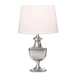Albany Table Lamp Base Antique Silver by Florabelle Living, a Table & Bedside Lamps for sale on Style Sourcebook
