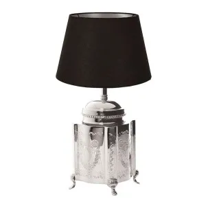 Kensington Table Lamp Base Large Shiny Nickel by Florabelle Living, a Table & Bedside Lamps for sale on Style Sourcebook