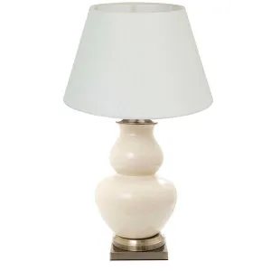 Matisse Ceramic Table Lamp Base Cream by Florabelle Living, a Table & Bedside Lamps for sale on Style Sourcebook