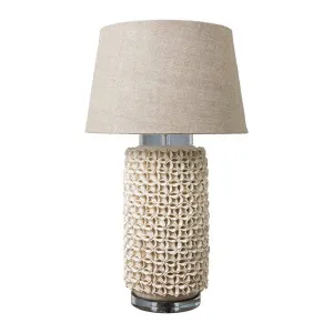 Newland Ceramic Table Lamp Base Cream by Florabelle Living, a Table & Bedside Lamps for sale on Style Sourcebook