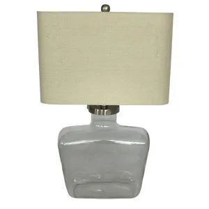 Fillable Bottle Lamp W Linen Shade by Florabelle Living, a Table & Bedside Lamps for sale on Style Sourcebook