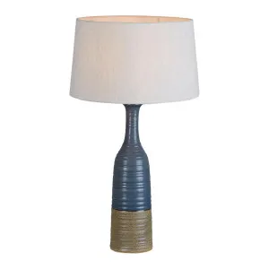 Potters Table Lamp Base Small Grey And Brown by Florabelle Living, a Table & Bedside Lamps for sale on Style Sourcebook