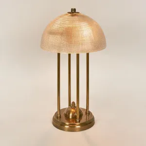 Victor Table Lamp With Textured Glass by Florabelle Living, a Table & Bedside Lamps for sale on Style Sourcebook