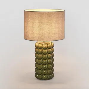 Condotti Green Table Lamp & Shade by Florabelle Living, a Table & Bedside Lamps for sale on Style Sourcebook