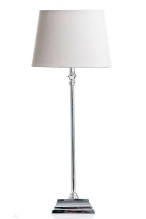 Collin Table Lamp Shiny Nickel by Florabelle Living, a Table & Bedside Lamps for sale on Style Sourcebook