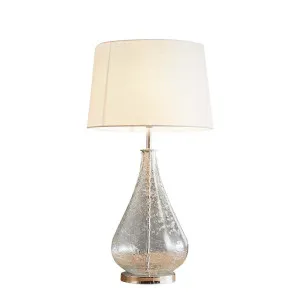 Lustre Teardrop Table Lamp Base Clear by Florabelle Living, a Table & Bedside Lamps for sale on Style Sourcebook