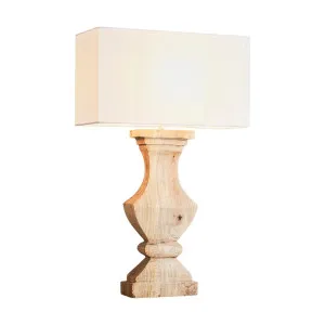 Gilbert Table Lamp Base Natural by Florabelle Living, a Table & Bedside Lamps for sale on Style Sourcebook