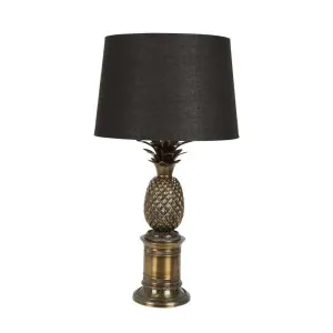 Bermuda Pineapple Table Lamp Base Antique Brass by Florabelle Living, a Table & Bedside Lamps for sale on Style Sourcebook