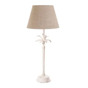 Casablanca Table Lamp Base White by Florabelle Living, a Table & Bedside Lamps for sale on Style Sourcebook