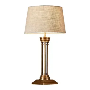 Hudson Table Table Lamp Base Brass by Florabelle Living, a Table & Bedside Lamps for sale on Style Sourcebook