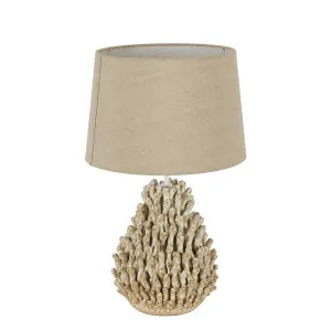 Kariba Anenome Ceramic Table Lamp Base White by Florabelle Living, a Table & Bedside Lamps for sale on Style Sourcebook