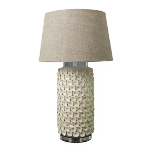 Kenilworth Ceramic Table Lamp Base Cream by Florabelle Living, a Table & Bedside Lamps for sale on Style Sourcebook