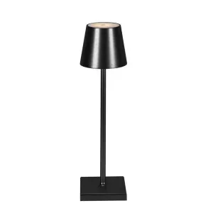 Lorenzo Rechargeable Touch Dimming Table Lamp Black by Florabelle Living, a Table & Bedside Lamps for sale on Style Sourcebook