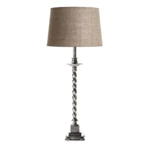 Roxbury Table Lamp Base Antique Silver by Florabelle Living, a Table & Bedside Lamps for sale on Style Sourcebook