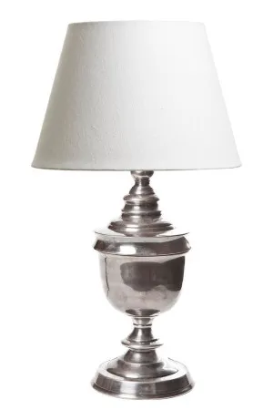Sheffield Table Lamp Base Antique Silver by Florabelle Living, a Table & Bedside Lamps for sale on Style Sourcebook