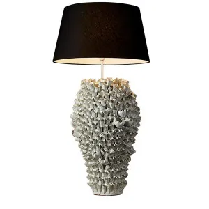 Singita Ceramic Table Lamp Base White by Florabelle Living, a Table & Bedside Lamps for sale on Style Sourcebook