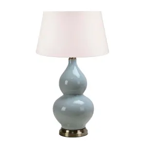 Terrigal Ceramic Table Lamp Base Pale Blue by Florabelle Living, a Table & Bedside Lamps for sale on Style Sourcebook
