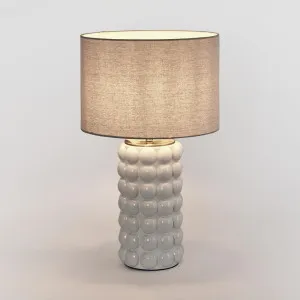Condotti White Table Lamp & Shade by Florabelle Living, a Table & Bedside Lamps for sale on Style Sourcebook