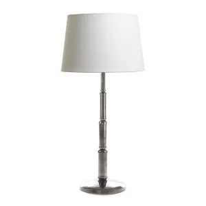Chapman Table Lamp Base Antique Silver by Florabelle Living, a Table & Bedside Lamps for sale on Style Sourcebook